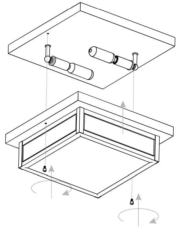 QUOIZEL WVR Series 2 Light 12 Inch Antique Brass Flush Mount Ceiling Light fig 13