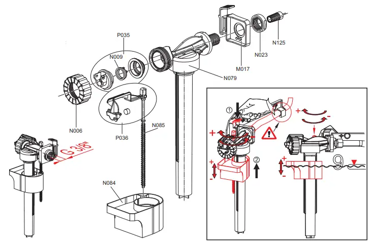 Alca-PLAST-A101-1300H-Toilet-Wall-Mounting-Frame-Fig- (1)