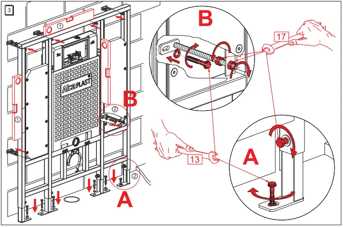 Alca-PLAST-A101-1300H-Toilet-Wall-Mounting-Frame-Fig- (4)