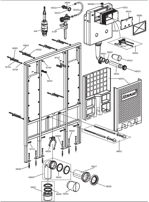 Alca-PLAST-A101-1300H-Toilet-Wall-Mounting-Frame-Fig- (6)