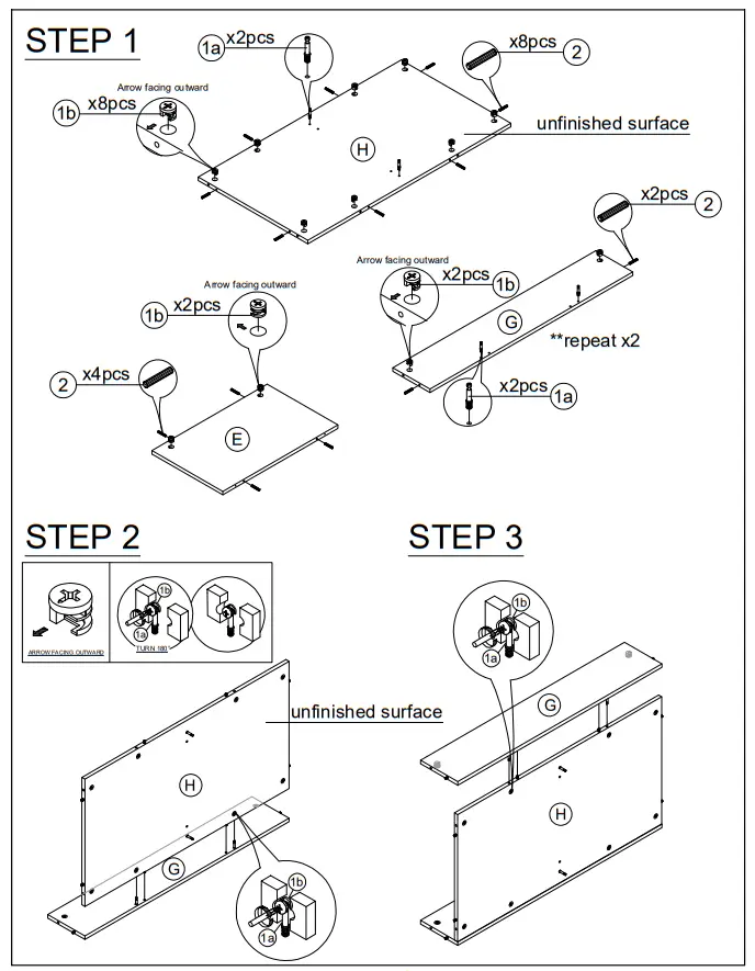 Furinno 21281 Lift Top Coffee Table - fig