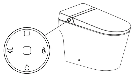 GLACIER BAY G15 Antimicrobial Protected Seat Smart Toilet - Fig 45