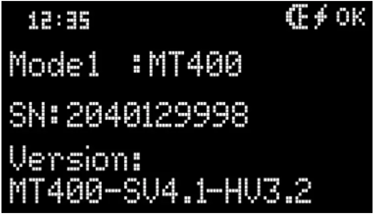 System information interface