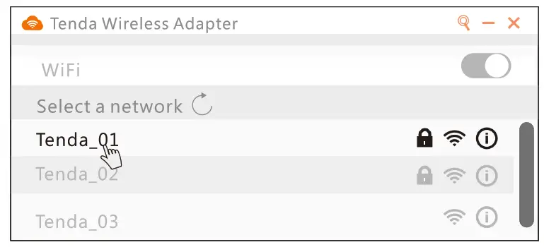 Tenda U6 300Mbps High Gain Wireless USB Adapter -Network
