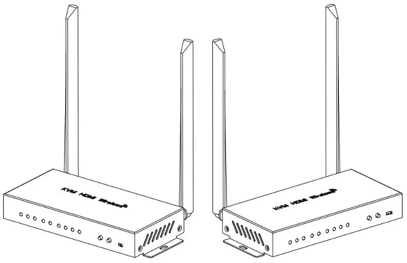 TESmart HDEX0028M1 KVM HDMI Wireless Extender - cover