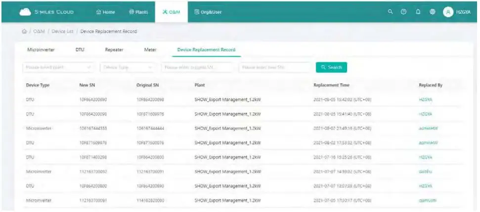 hoymiles S-Miles Cloud Monitoring Platform Software - fig13