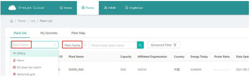 hoymiles S-Miles Cloud Monitoring Platform Software - fig3