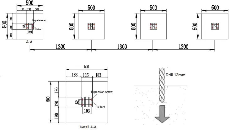 EG4 Brightmount Fixed Angle Ground Mount System fig 15