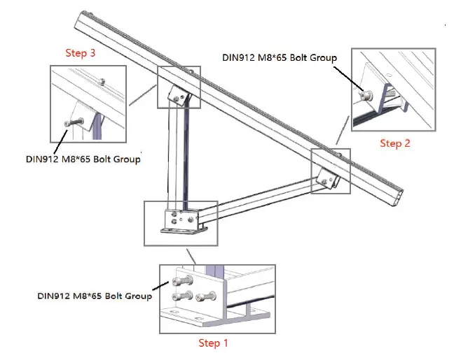 EG4 Brightmount Fixed Angle Ground Mount System fig 6