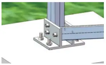 EG4 Brightmount Fixed Angle Ground Mount System fig 9