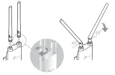tp-link AC1200 Indoor Outdoor Access Point - Pole Mounting 3