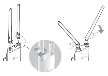 tp-link AC1200 Indoor Outdoor Access Point - Wall Mounting 4
