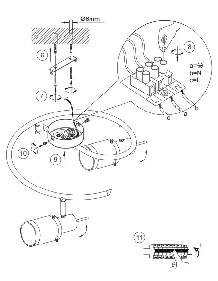 LeuchtenDireckt Max Ceiling Light - Fig 1