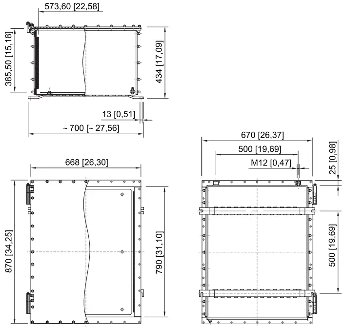 R STAHL 8280A Ex d Cabinet Empty Enclosure EXpressure e 8280A-fig4