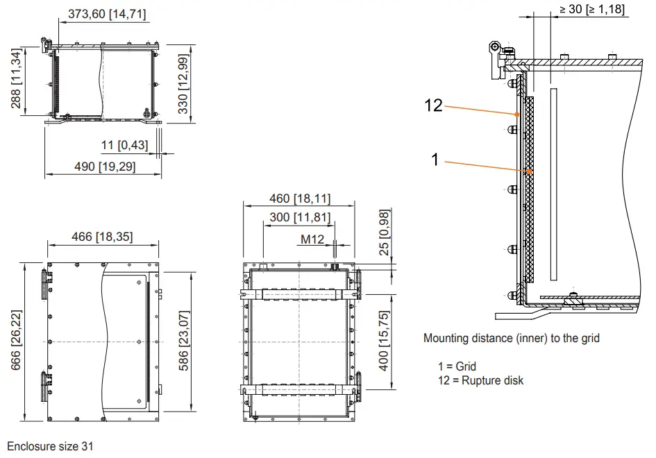 R STAHL 8280A Ex d Cabinet Empty Enclosure EXpressure e 8280A-fig5