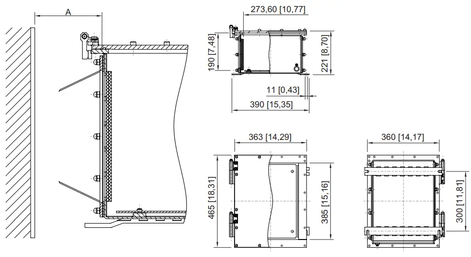 R STAHL 8280A Ex d Cabinet Empty Enclosure EXpressure e 8280A-fig6