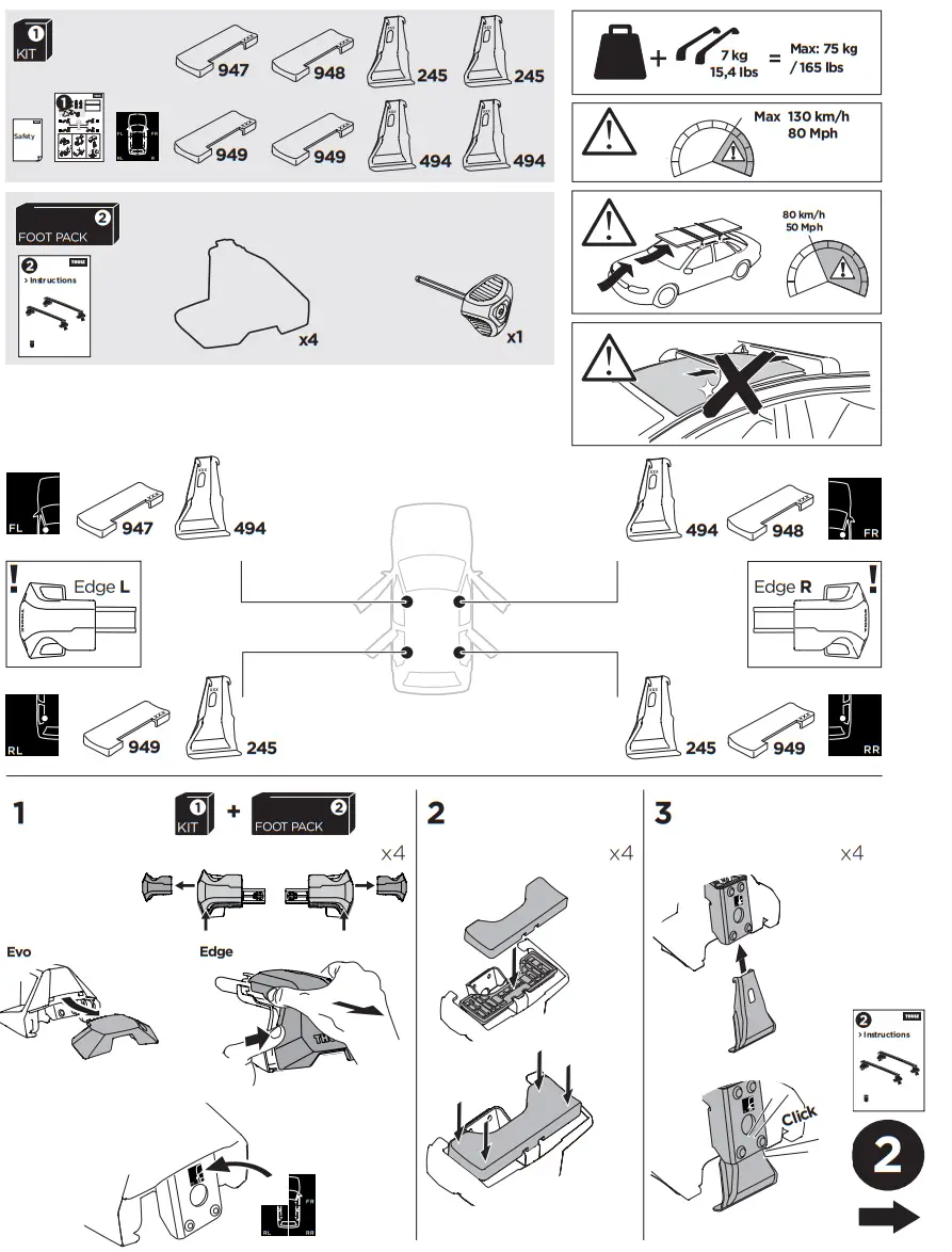 THULE Kit 145334 fig 1