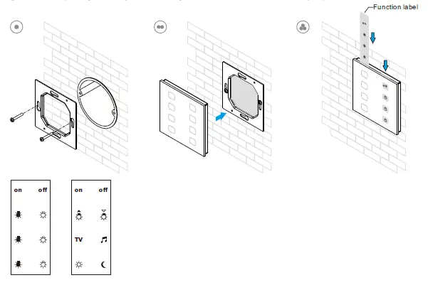 SUNRICHER-SR-2422T8-DA2-8-Key-DALI-Wall-Switch-Touch-Panel-FIG-4