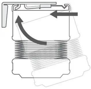 blinds 2go Pleated Blinds Energy Saving DuoShade Blinds - Fitting the blind 2