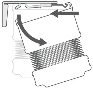 blinds 2go Pleated Blinds Energy Saving DuoShade Blinds - Fitting the blind 3