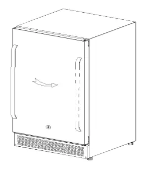 Built-in Outdoor 5.3cu.ft. Beverage Refrigerator - Installation