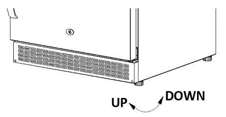 Built-in Outdoor 5.3cu.ft. Beverage Refrigerator - Operation and Controls
