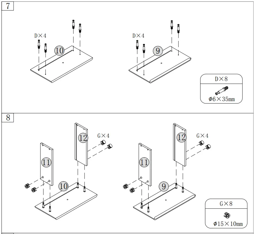 FUFU GAGA LJY-KF200147-01 White Nightstand in the Nightstands Department - Fig 14