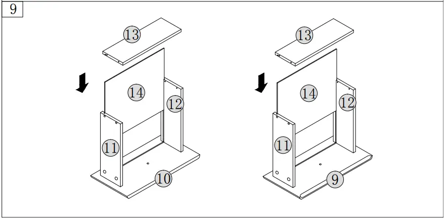 FUFU GAGA LJY-KF200147-01 White Nightstand in the Nightstands Department - Fig 15