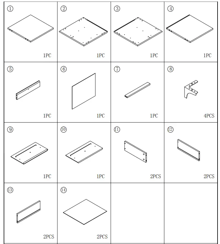 FUFU GAGA LJY-KF200147-01 White Nightstand in the Nightstands Department - Fig 6