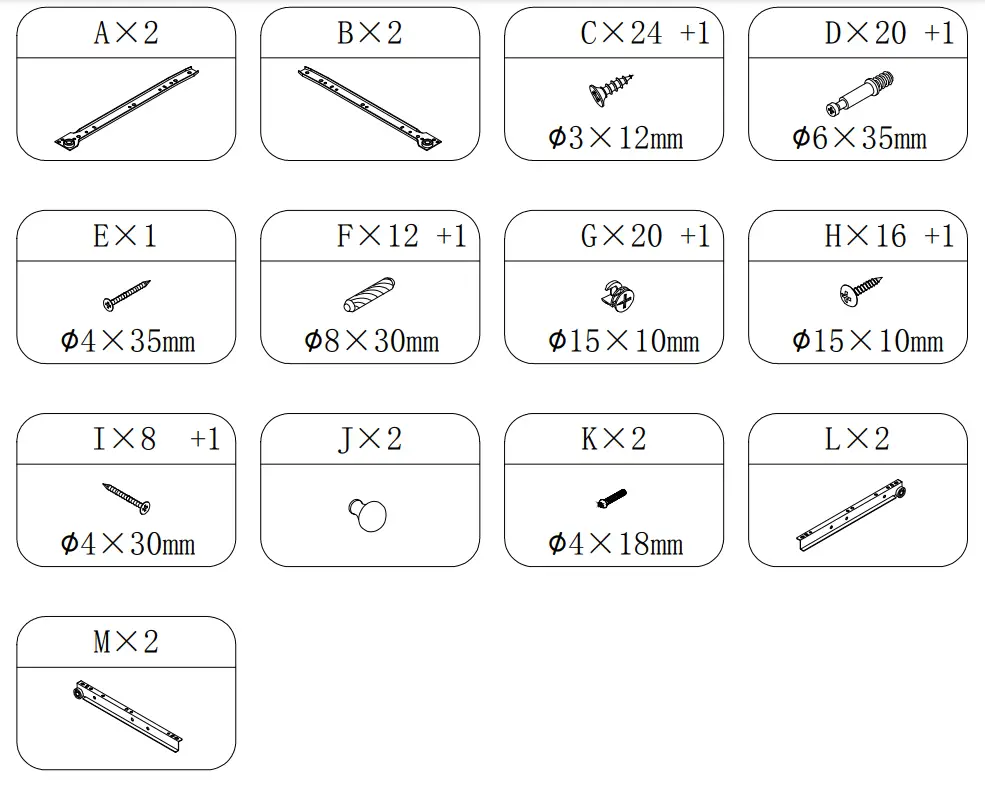 FUFU GAGA LJY-KF200147-01 White Nightstand in the Nightstands Department - Fig 7