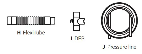 F P 850A61J 850 AirSpiral Adult NIV and NHF Circuit Kit - 2