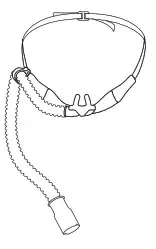 F P 850A61J 850 AirSpiral Adult NIV and NHF Circuit Kit - 2
