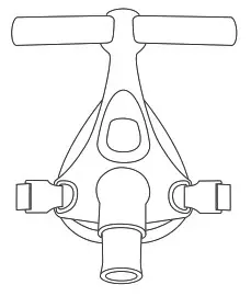 F P 850A61J 850 AirSpiral Adult NIV and NHF Circuit Kit