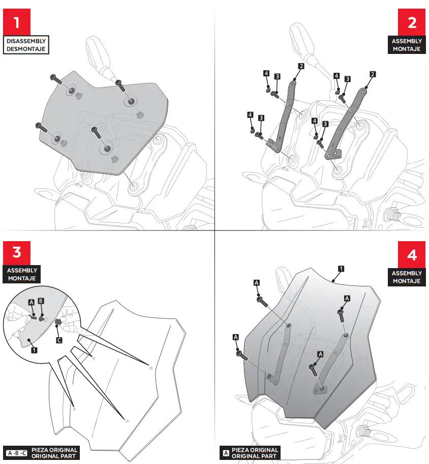 Puig 3768 BMW F750GS 18 21 Touring Windshield - fig 4