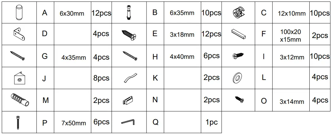 Kmart 43150731 Slatted Storage Cabinet-