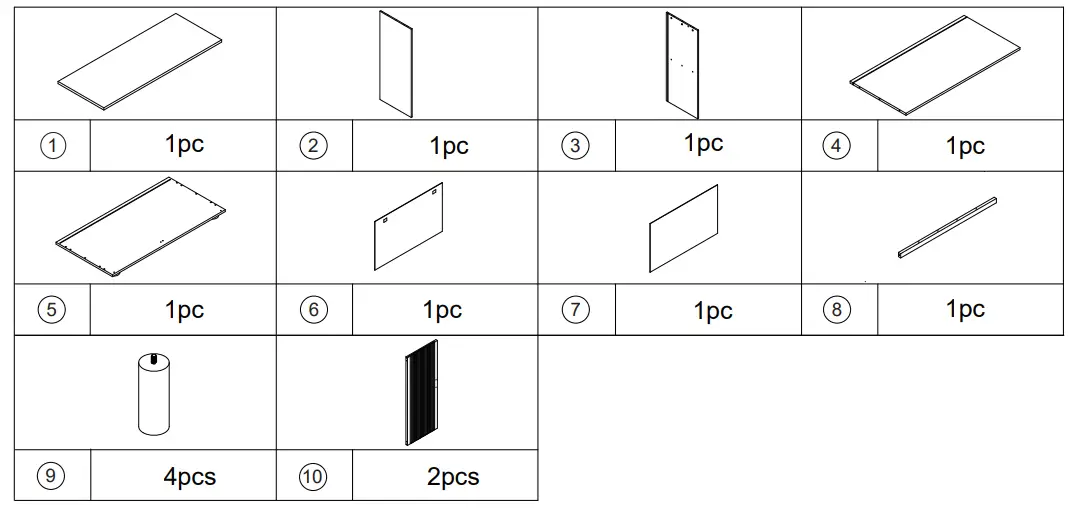 Kmart 43150731 Slatted Storage Cabinet-fig1