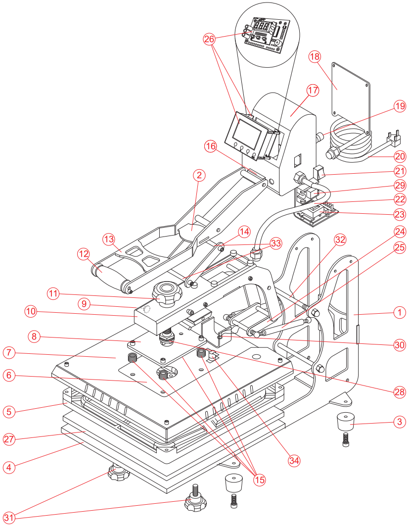 Adkins Studio Clam 38 V2 Press 38 Cm 38 Cm - FIGURE 4