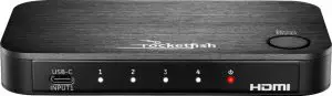 rocketfish 4-Port HDMI Switch with USB-C RF-G1480