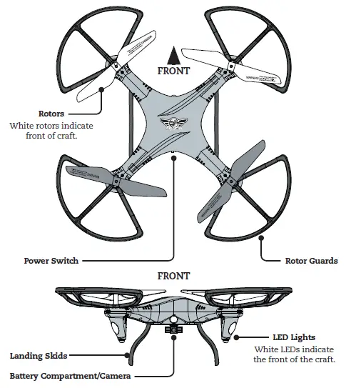 GPX Sky Rider DRC377 v1742-01 Falcon 2 PRO Drone 1