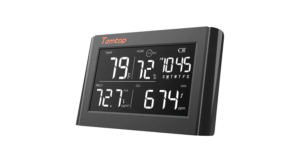 Temtop P20c. R. Laser Particle Air Quality Detector User Manual