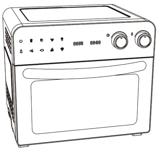 kogan KA23LDGFRYA 23L Digital Air Fryer Oven