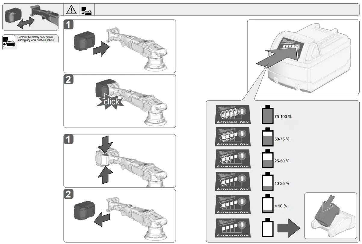 milwaukee M18 FROP15 Cordless Polisher - fig 2