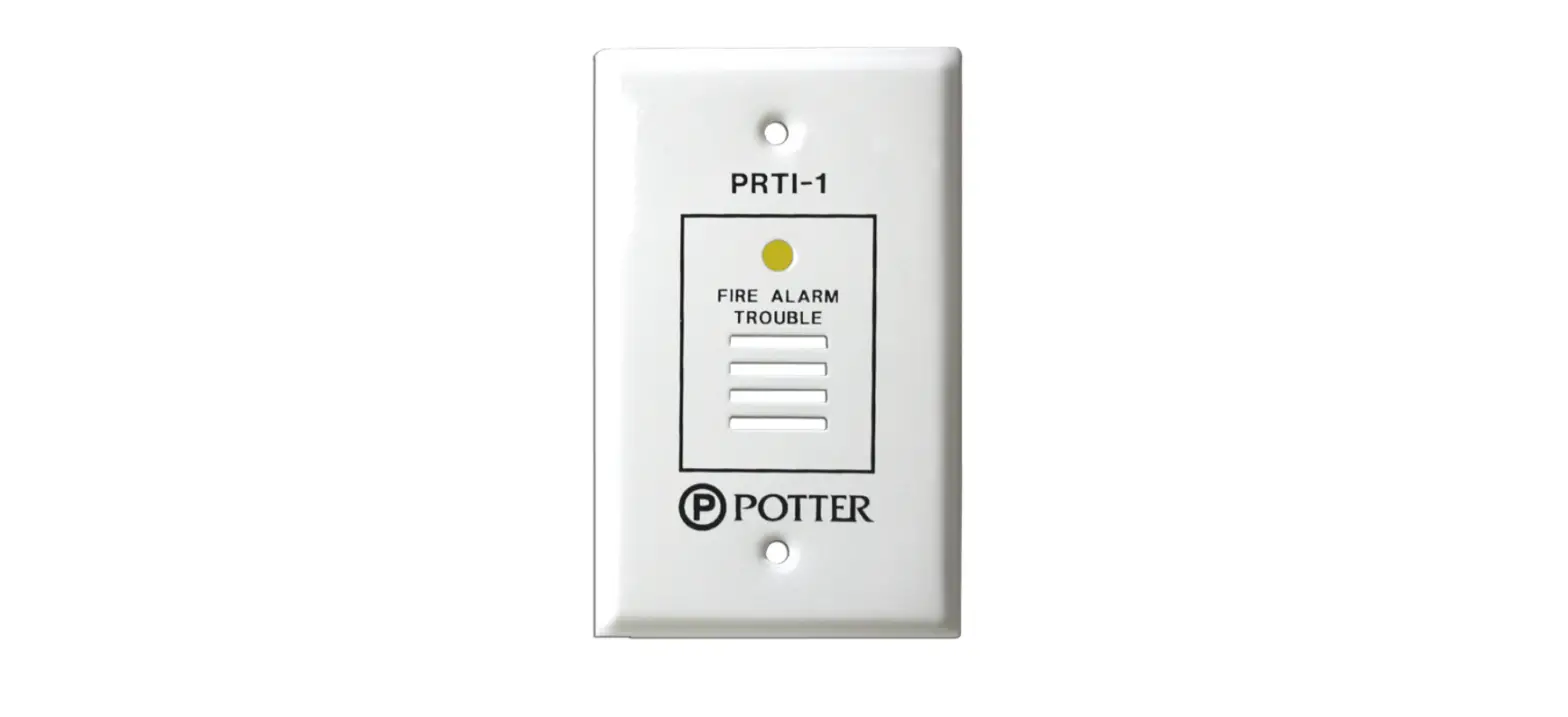 Potter Prti-1 Remote Trouble Indicator Owner's Manual Potter Prti-1 Remote Trouble Indicator Owner's Manual