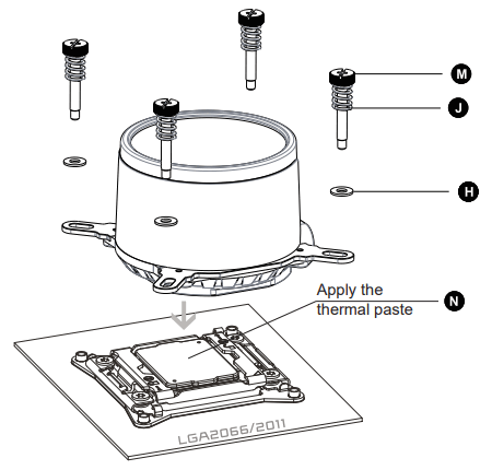 GELID Liquid 120 AM5 Compatible High Quality Sleeve Tubing - fig 6