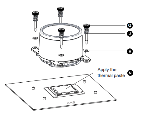 GELID Liquid 120 AM5 Compatible High Quality Sleeve Tubing - fig 8