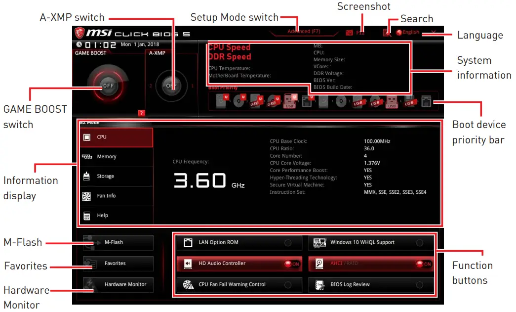 MSI B450 Gaming Plus Max Motherboard - Figure 43