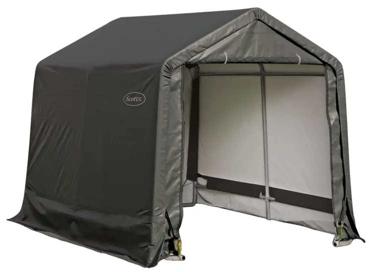 Scotts 70494 Storage Shed 8 x 8 x 8’ Green Peak-