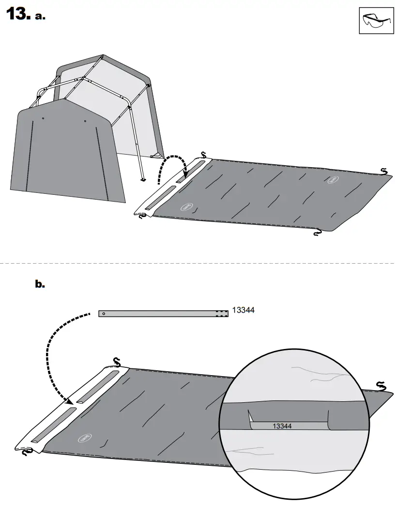 Scotts 70494 Storage Shed 8 x 8 x 8’ Green Peak-fig15