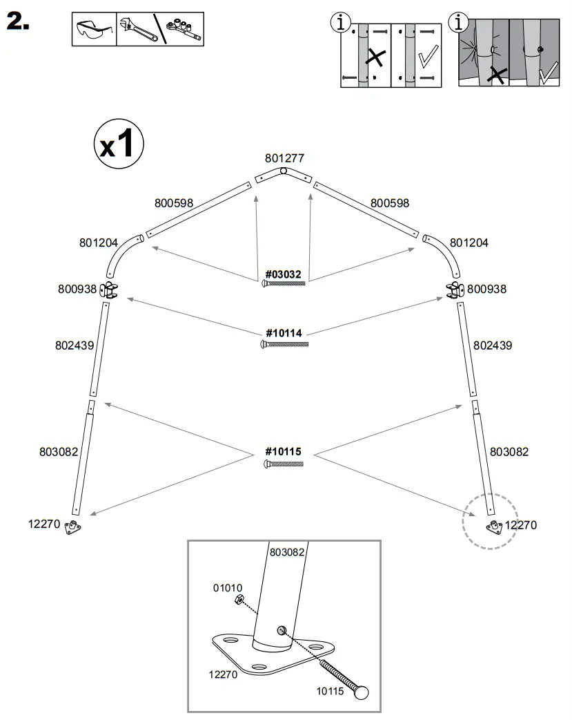 Scotts 70494 Storage Shed 8 x 8 x 8’ Green Peak-fig4
