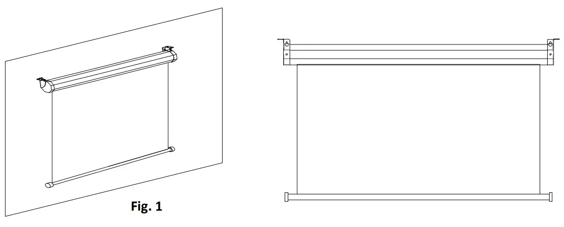 ELITE SCREENS VMAX 2 Series Electric Motorized Projection Screen - . Figure 2